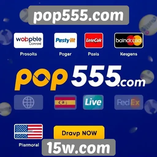 explorando os métodos de pagamento do pop555.com